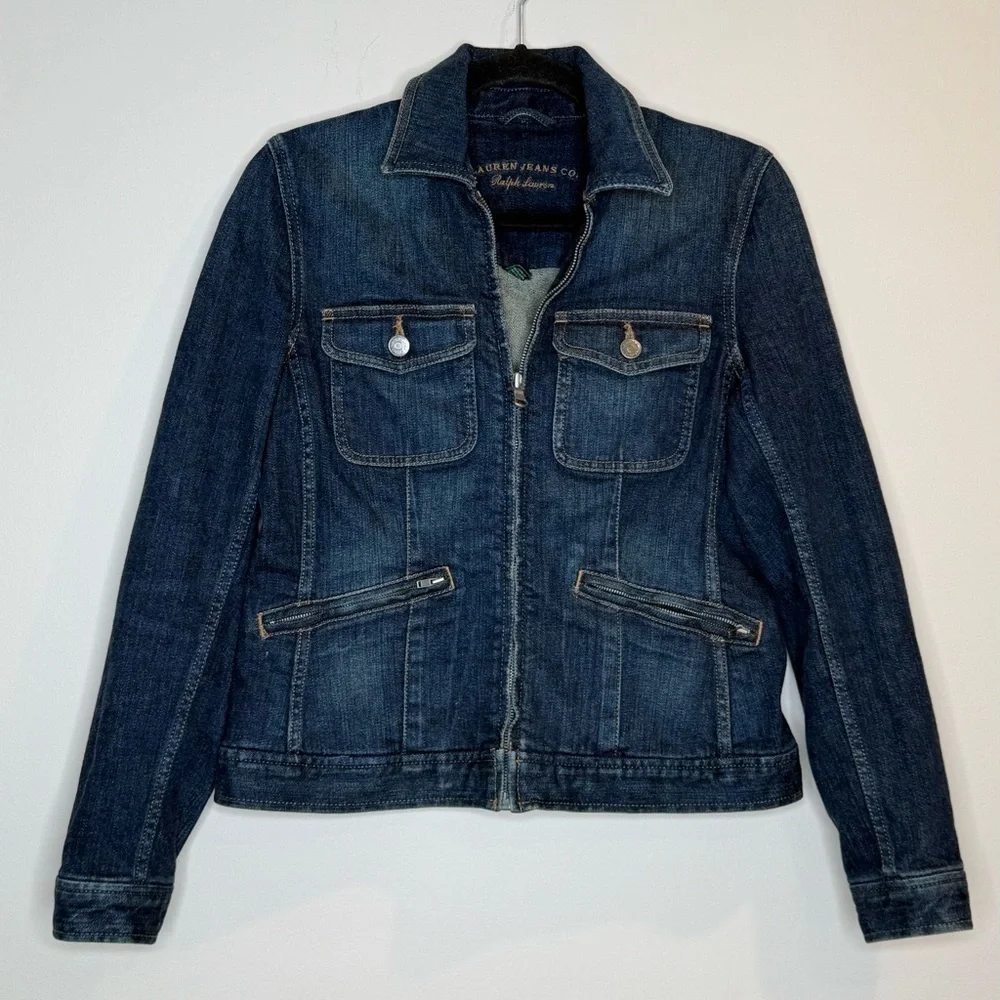 🔥Ralph Lauren Women's Blue Denim Jacket🔥 - Picture 1 of 4